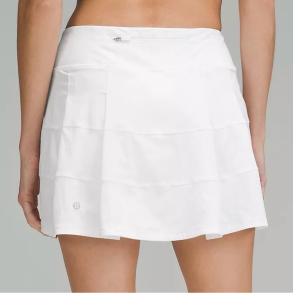 lululemon athletica Dresses & Skirts - Lululemon Pace Rival Skirt (Tall) * 4-way Stretch in White Size 8 Tall